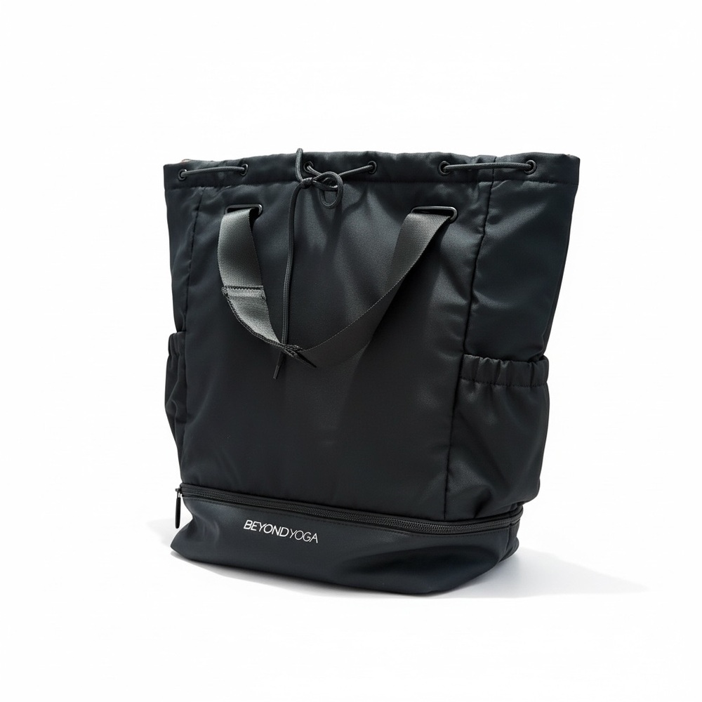 Beyond Yoga Black Convertible Backpack Tote Gym Bag Yoga Travel Athleisure